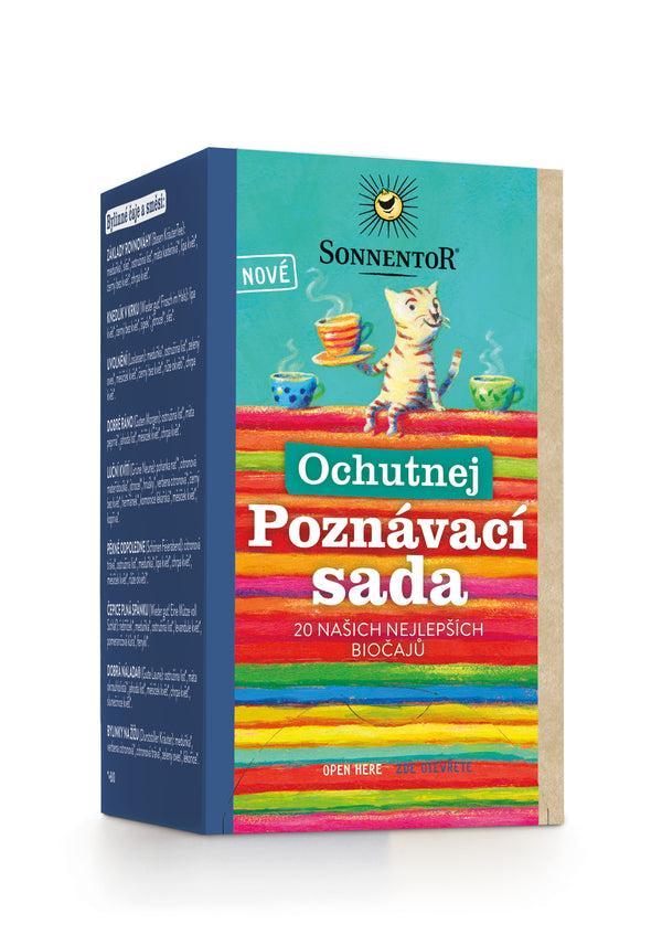 Sonnentor Ochutnej poznávací sada čajů - nálevové sáčky (20 ks)