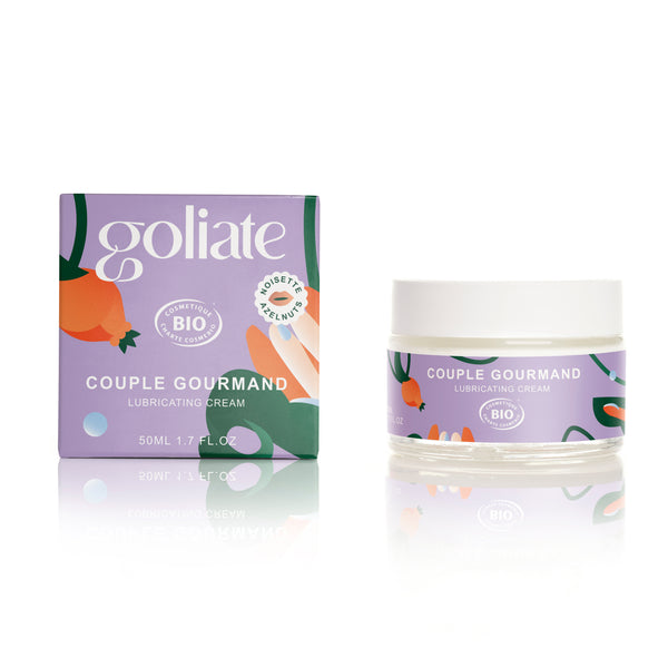 Goliate Jedlý masážní a lubrikační olej 2v1 BIO (50 ml) - oříšek