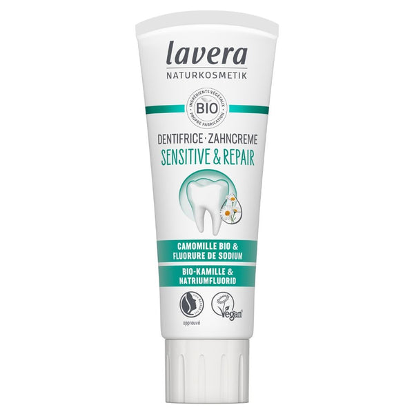 Lavera Zubní pasta pro citlivé zuby s fluoridem Sensitive & Repair (75 ml)