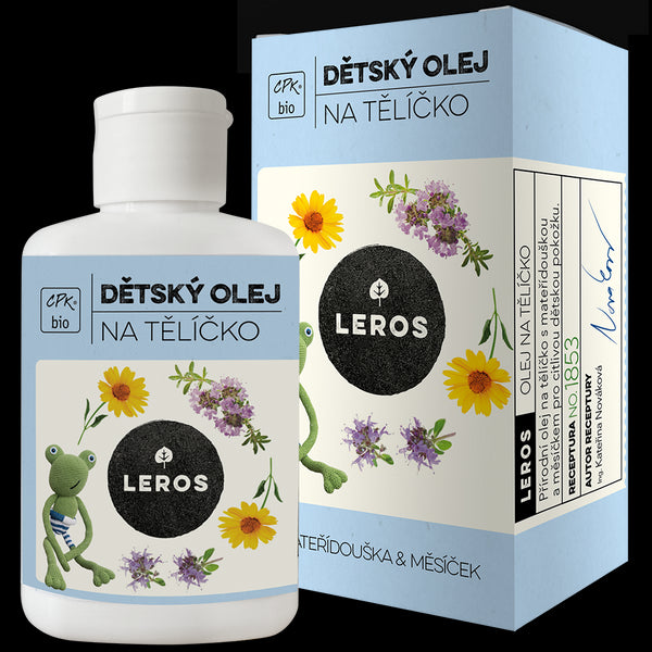 LEROS Dětský olej na tělíčko BIO (100 ml)