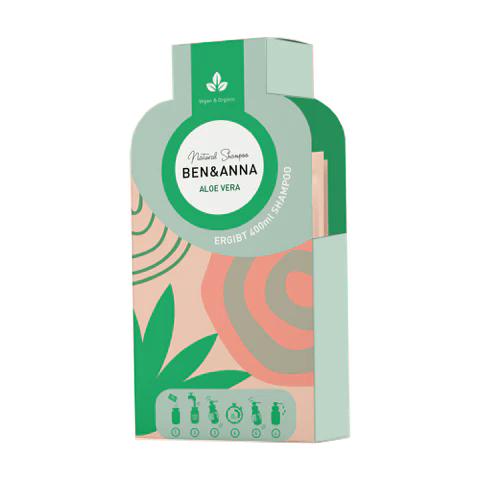 Ben & Anna Šampon v prášku (2×20 g) - Aloe vera