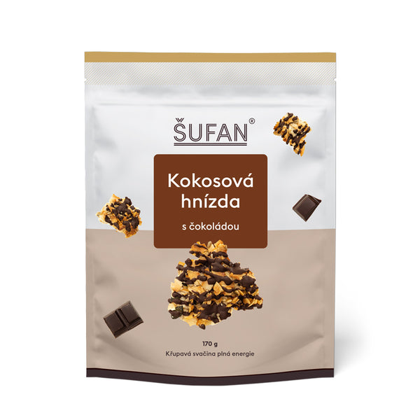 Šufan Kokosová hnízda s čokoládou (170 g)