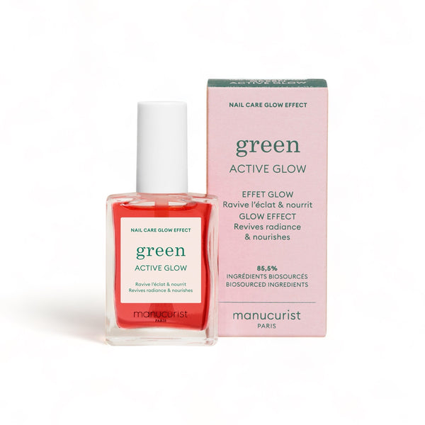 Manucurist Green Pečující schnoucí lak na nehty Active Glow (15 ml)