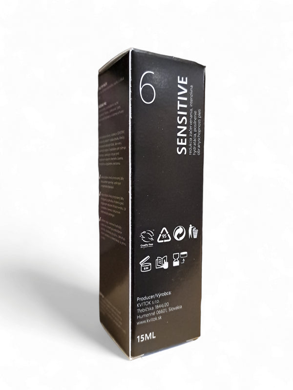 Kvitok Solution Zklidňující pleťové sérum Sensitive (15 ml) - 6. krok