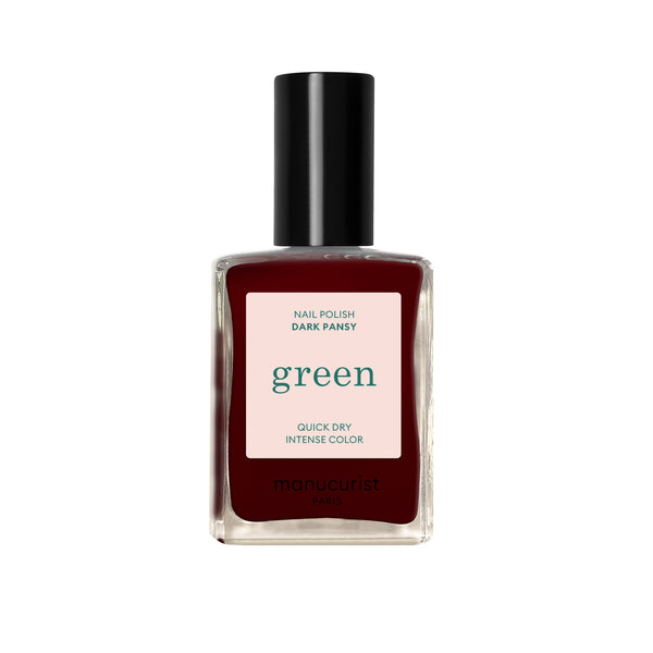 Manucurist Green schnoucí lak na nehty - Dark Pansy (15 ml)