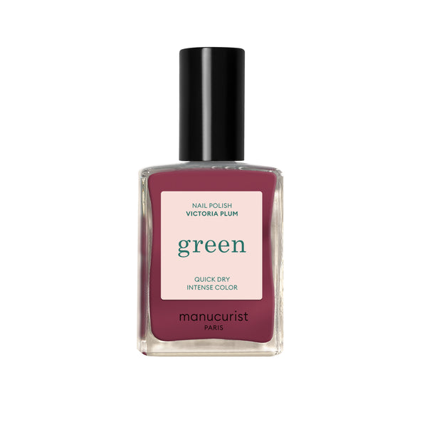 Manucurist Green schnoucí lak na nehty - Victoria Plum (15 ml)