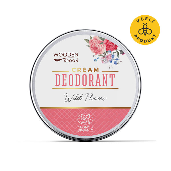 Wooden Spoon Přírodní krémový deodorant "Wild flowers" BIO