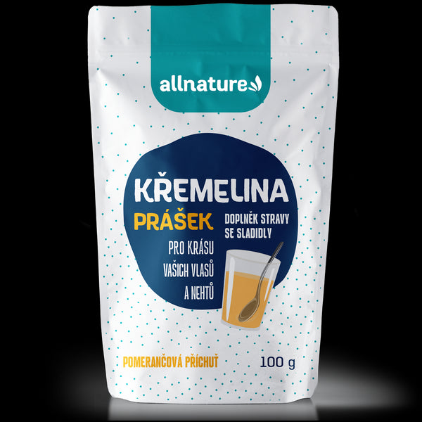 Allnature Křemelina - příchuť pomeranč (100 g)