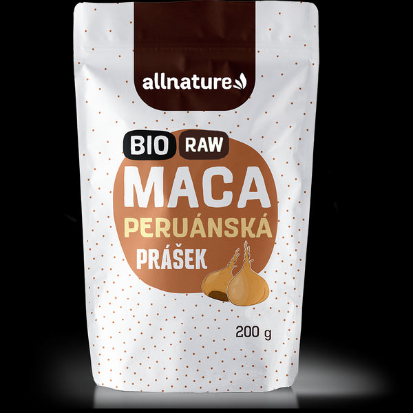 Allnature Maca prášek RAW BIO (200 g) - II. jakost