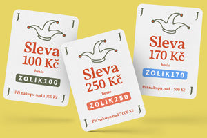 Slevové žolíky až -250 Kč