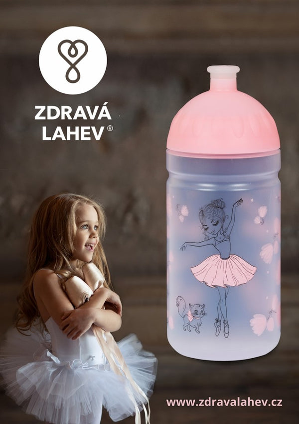 Zdravá lahev pro děti (0,5 l) - Balerína