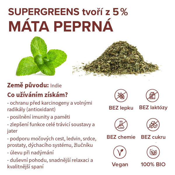 Blendea Supergreens BIO (30 porcí)