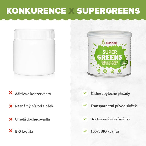 Blendea Supergreens BIO (30 porcí)