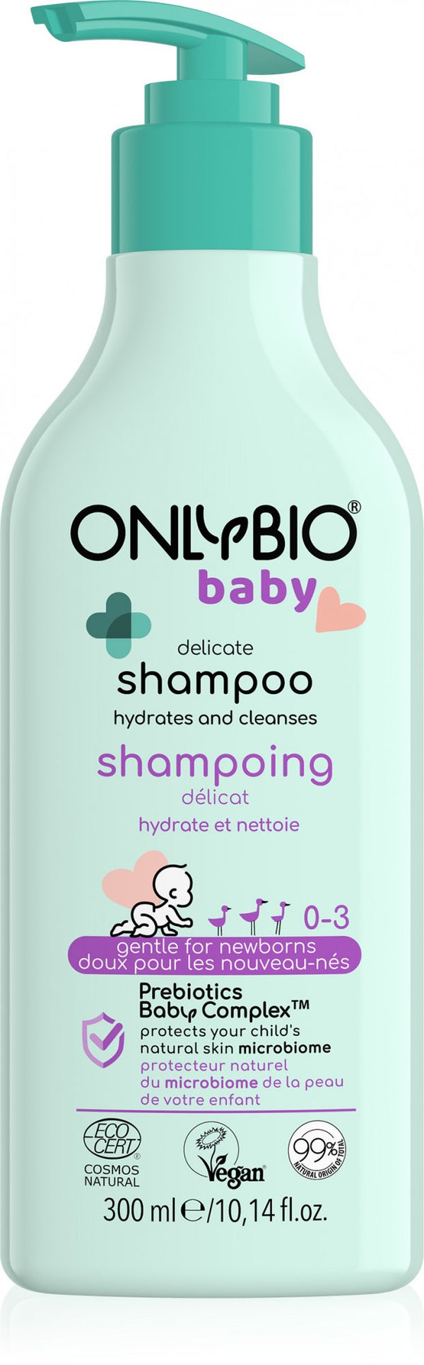 OnlyBio Jemný šampon pro miminka (300 ml)