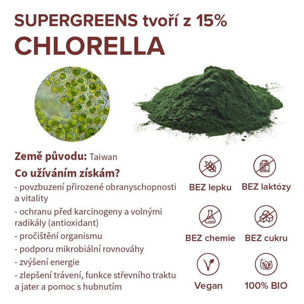 Blendea Supergreens BIO (30 porcí)