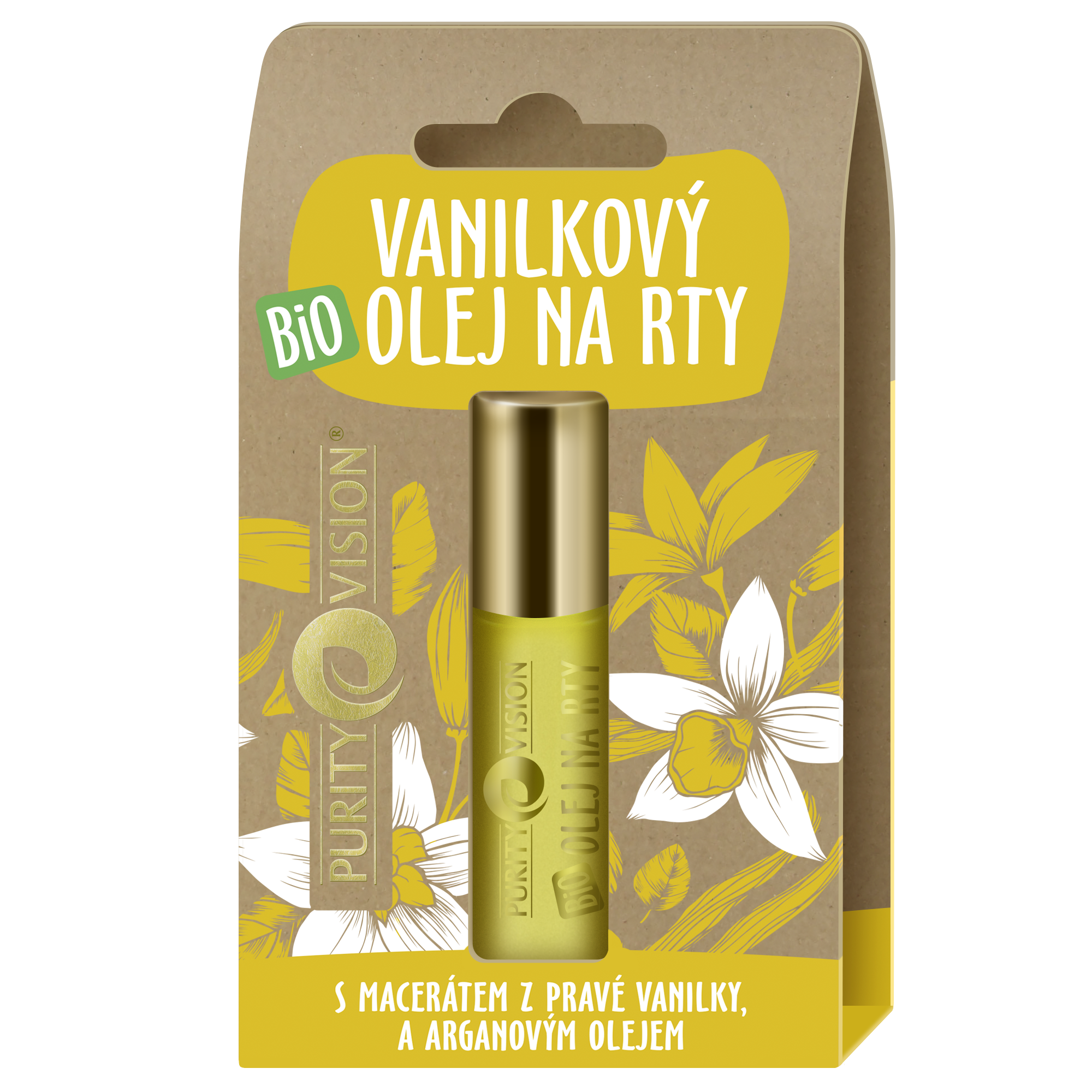Purity Vision Vanilkový olej na rty BIO (10 ml)