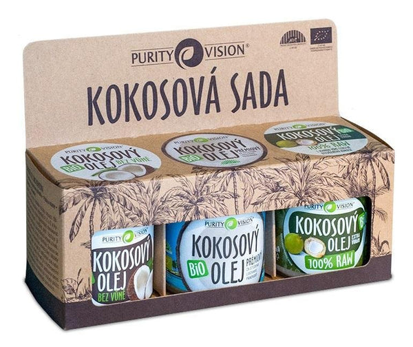 Purity Vision Kokosová sada BIO (3 ks)