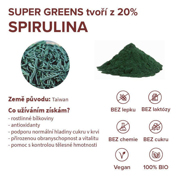 Blendea Supergreens BIO (90 kapslí)