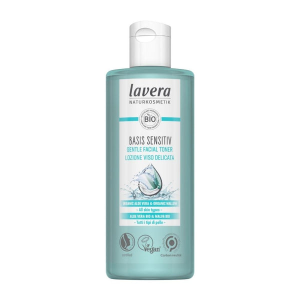 Lavera Basis Sensitive Jemná hydratační pleťová voda s Aloe vera (200 ml)