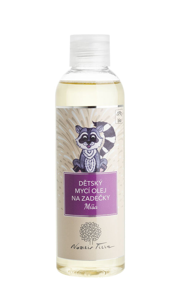 Nobilis Tilia Dětský mycí olej na zadečky Míša (200 ml)