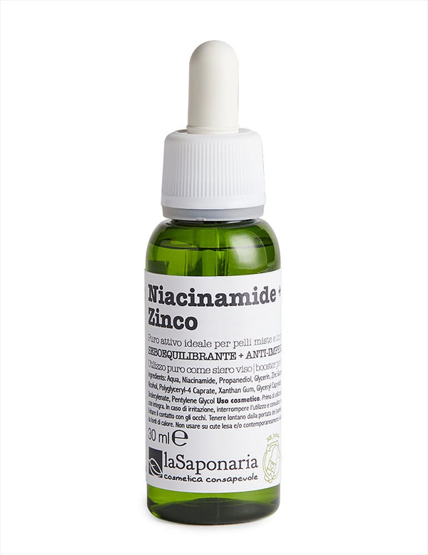 laSaponaria Pleťové sérum - Niacinamid (vitamin B3) + Zinek (30 ml)