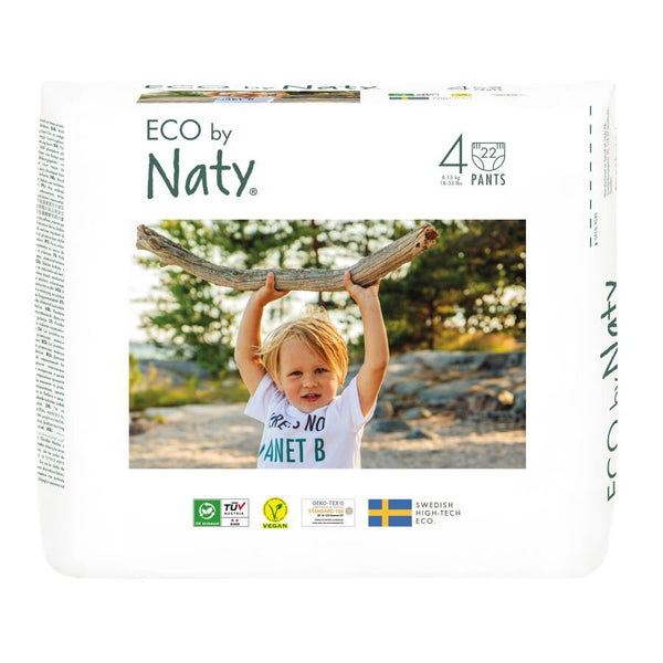 Eco by Naty Natahovací plenkové kalhotky Maxi 4 (8-15 kg) (22 ks)