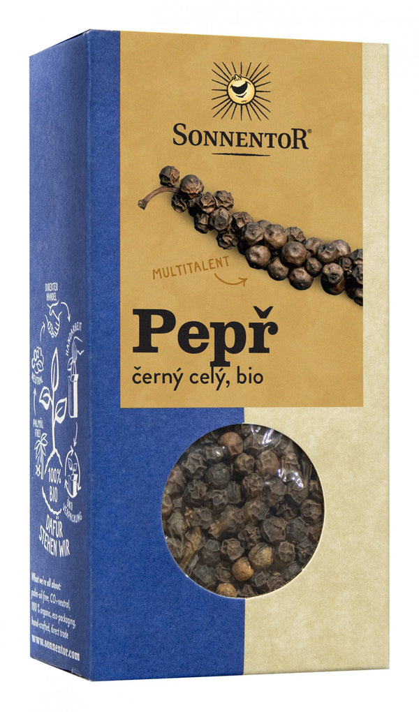 Sonnentor Pepř černý BIO - celý (55 g)