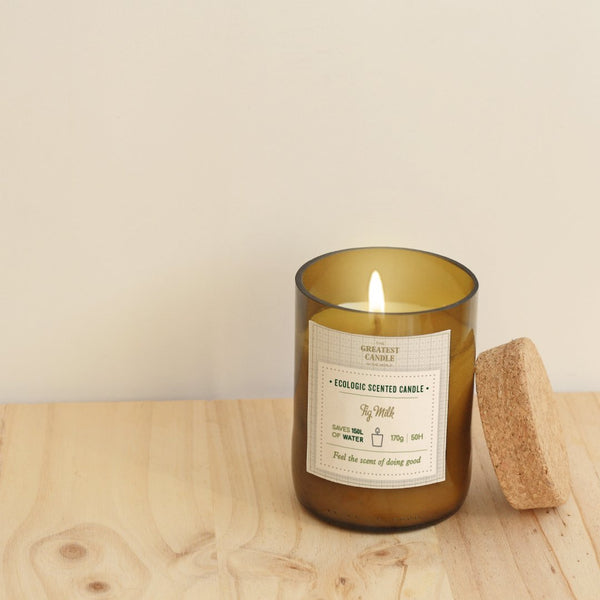 The Greatest Candle Svíčka v lahvi od vína (170 g) - fík